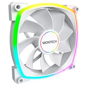 Montech RX140 PWM ARGB Reverse biela / 140mm / 27.9 dB @ 1600 RPM / 90.5 CFM / 4-Pin PWM + 3-Pin (RX140W)