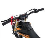 Mamido Detská benzínová motorka RamiGO NITRO 60CC oranžová
