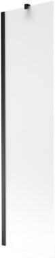 MEXEN/S - Next vaňová zástena FIX 50 x 150, dekor, čierna 895-050-000-00-30-70