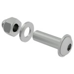 MUNK Günzburger Steigtechnik 984064 Systém Munk spojovacia skrutka zábradlia M8 x 25 cpl. 1 sada = 10 kusov 10 ks; 984064