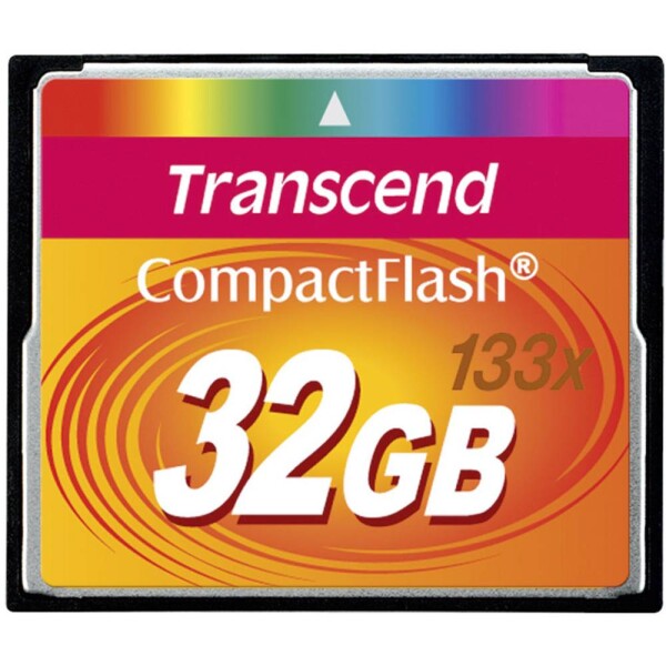 Transcend Standard 133x CF pamäťová karta 32 GB; TS32GCF133