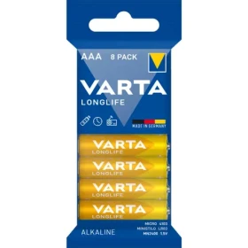 Varta Longlife Batéria AAA 8ks / 1.5V / alkalická / v blistri (168604)