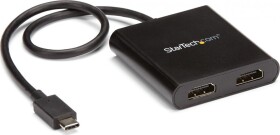 StarTech adaptér USB-C na 2xHDMI čierna / Dual 4K 30Hz / 1080p 60Hz / Thunderbolt 3 (MSTCDP122HD)