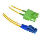 Xtendlan FO patch LC-SC/ APC / Optický patch kábel / 1 m / 9/125 Singlemode / Duplex / G.657.A1 / LS0H (FOP-LCSCA-D-1-9-A1)