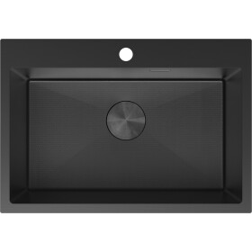 MEXEN - Solix oceľový drez 1-bowl 650 x 450 mm, čierna HC 6403651000-70HC