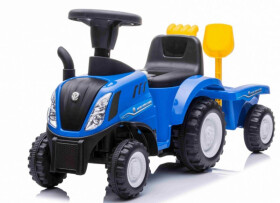 Mamido Detský traktor s prívesom New Holland T7 modrý