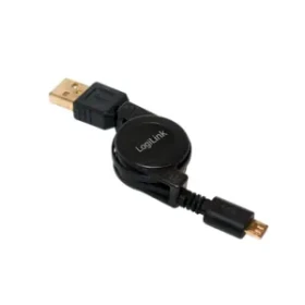 LogiLink USB-A - Micro-USB B čierna / Kábel / 0,75 m (CU0090)
