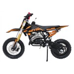 Mamido Detská benzínová motorka RamiGO NITRO 60CC oranžová