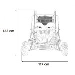 Mamido Detské benzínové autíčko Buggy LUCKY SEVEN oranžové
