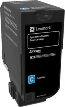 Lexmark Lexmark Tonerpatrone Cyan (74C20C0)