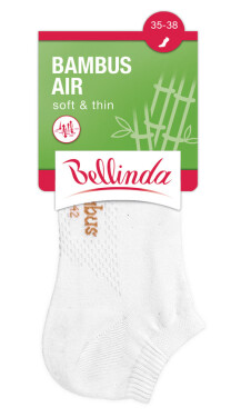 Krátke dámske bambusové ponožky BAMBUS AIR LADIES IN-SHOE SOCKS Bellinda čierna