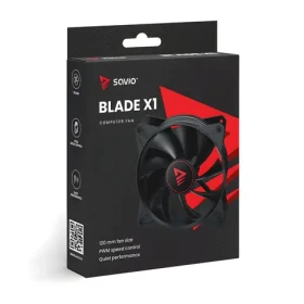 BLADE 120mm PWM čierna / Ventilátor / 120 mm / 1800 RPM / 4-pin PWM (SAVGBLADE)