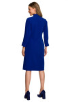 Šaty S318 Royal Blue - Stylove XXL