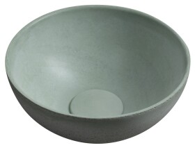 SAPHO - MINOR betónové umývadlo na dosku, priemer 26cm, zelená mat MR26023