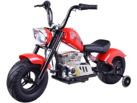 Mamido Detská elektrická motorka Chopper 24V červená