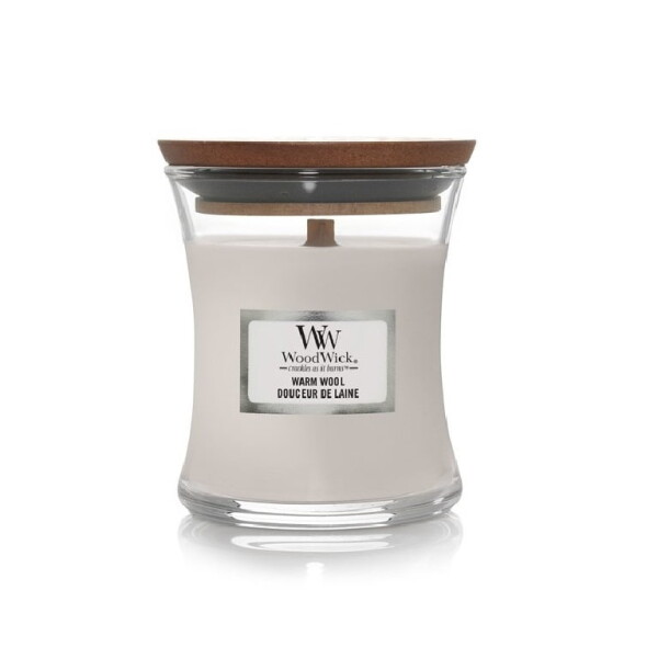 WoodWick Vonná sviečka WoodWick - Warm Wool 85 g