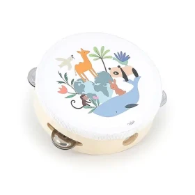 Vilac Drevená tamburína Zvieratá sveta Sarah Betz