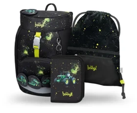 BAAGL SET 3 Airy Traktor: batoh, peračník, vrecko GRS (A-35991)