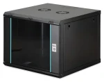 Digitus DN-37107 čierna / Nástenný rozvádzač / 19" / 9U / 600x600 mm / nezmontovaný (DN-37107)