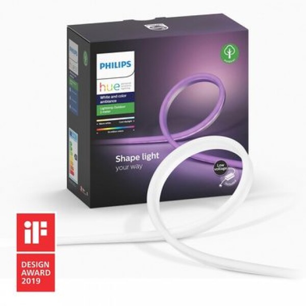 Philips Hue BT LED pásik 1x19W 2m / vonkajší LED pásik / 900lm / RGB / IP67 (8718699709839)