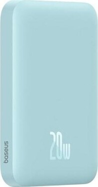 Baseus OS-Baseus Magnetic Mini Air Wireless Fast Charge Power Bank 6000mAh 20W Galaxy Blue（With Simple Series Charging Cable Type-C to Type-C (20V/3A) 30cm White)