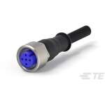 TE Connectivity upravený zástrčkový konektor pre senzory - aktory, 1-2273043-4, 10 m, 1 ks; 1-2273043-4
