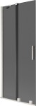 MEXEN/S - Velár dvojkrídlová posuvná vaňová zástena 85 x 150, grafit, nikel kartáčovaný 896-085-000-41-97