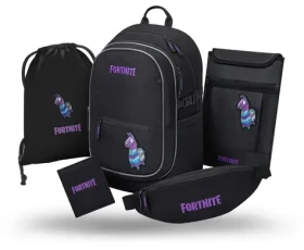 BAAGL SET 5 Core Fortnite Llama / Školský set / batoh, vrecko, ľadvinka, obal na notebook, peňaženka / GRS