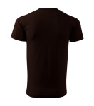 Ťažké nové tričko unisex káva S