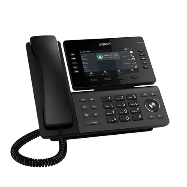Gigaset PRO P850W IP čierna / DECT IP telefón / WLAN / PoE / 5" TFT displej (S30853-H4104-R101)