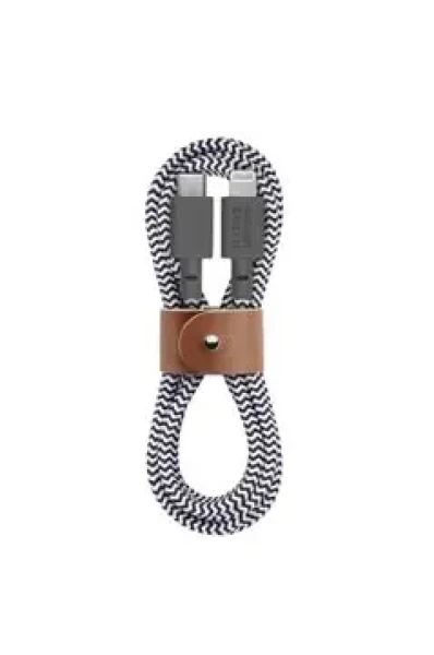 Native Union Belt Cable USB-C - Lightning 1.2m ZEBRA (BELT-KV-CL-ZEB-2)