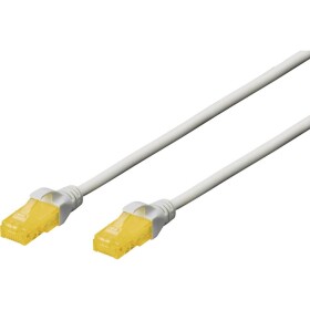 Digitus DK-1613-A-100 RJ45 sieťové káble, prepojovacie káble CAT 6A U/UTP 10.00 m sivá bez halogénov, krútené páry 1 ks; DK-1613-A-100