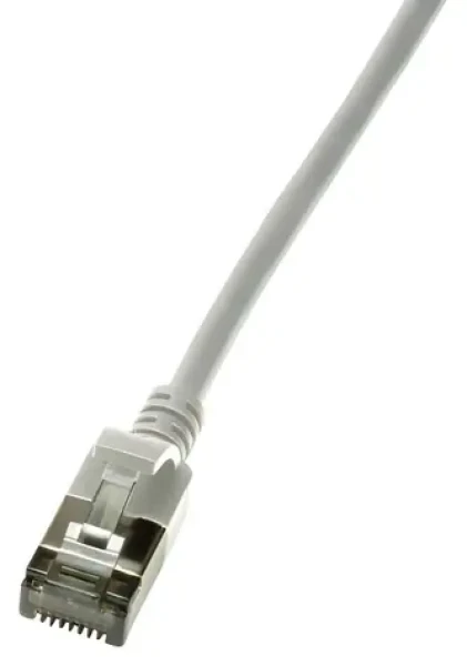 LogiLink SLIM CAT6 sivý / Patch kábel / U/FTP / 1 m / RJ-45 (CQ9032S)