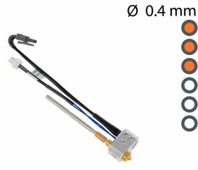 Prusa Nextruder Hotend Brass 0,4 mm