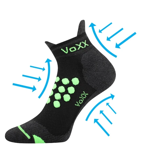 VOXX Sprinter kompresné ponožky čierne 1 pár 35-38 115664