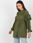 Dámska košeľa TW KS BI 2021745.13X khaki - FPrice XL