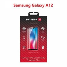 SWISSTEN FULL GLUE COLOR FRAME CASE FRIENDLY sklo pre SAMSUNG A125 GALAXY A12 čierna (54501785)