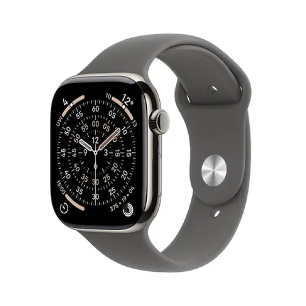 Apple Watch Series 11 GPS+Cellular 42mm Titanové telo - Skálovo šedý športový remienok S/M / 130-180 mm (MF8M4MP/A)