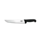 VICTORINOX Fibrox / Porážací a mäsiarsky nôž / 36 cm / hladké ostrie / čierna (5.5203.36)