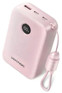 Vention Powerbanka 20000 mAh ružová / 2x USB-C / USB-A (FKBP0-C)