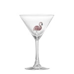 Bloomingville Pohár na koktejl Misa Flamingo 170 ml