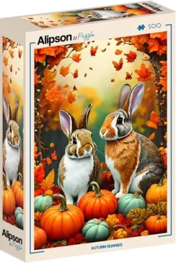 ALIPSON Puzzle Jesenné zajačiky
