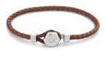 Calvin Klein Elegantný kožený náramok Latch 35000261