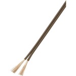 TRU COMPONENTS 93030c525 opletenie / lanko 2 x 0.50 mm² hnedá 25 m; 93030c525