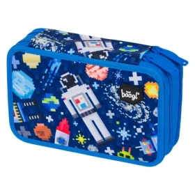 BAAGL Školský peračník veľký Space Game / 13.5x20.5x4cm (A-8806)