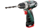 Metabo PowerMaxx BS (600079500) / Aku vŕtačka / 12V / Li-Ion / 1x 2.0Ah / 1400 ot-min / 34 Nm (600079500)