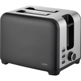 Lauben Toaster T17BG čierna / Hriankovač / 930W / 2 plátky pečiva / 7 stupňov opečenia / automatické vypnutie (LBNT17BG)