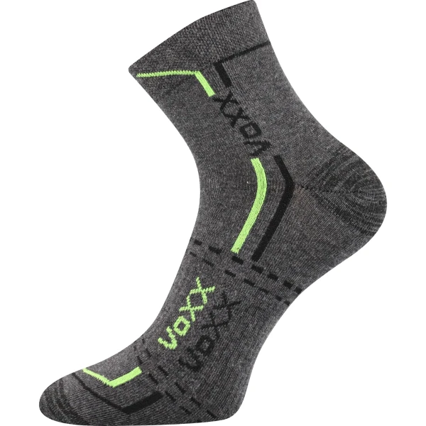 VOXX ponožky Franz 03 tmavo šedé melé 3 páry 39-42 113605
