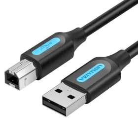 Vention čierna / Kábel USB 2.0 AB / 3 m (COQBI)