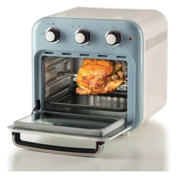 Ariete 4632BL Vintage svetlo modrá / Teplovzdušná fritéza 3v1 / 1400 W / 16 l / až 230 ° C / 60 min časovač (4632BL)